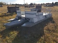 Homemade Pontoon Work Boat 