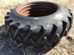 BF Goodrich 18.4-38 Tractor Tire & Rim 