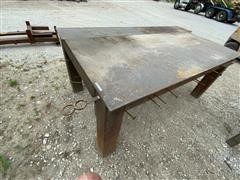 Steel Shop Table 