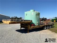 1974 Belshe Tri/A Drop Deck Nurse Tank Trailer 