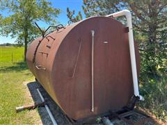 4000-Gallon Steel Water Tank 