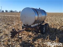 Stainless Steel Tank Water Trailer 