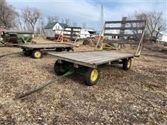 John Deere Flatbed Hay Wagon 