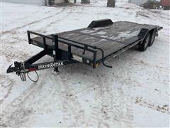 2022 Maxwell 22’ IronStar Tiltbed T/A Flatbed Trailer 