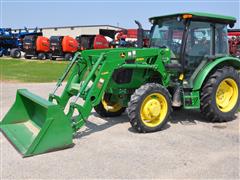 2016 John Deere 5055E MFWD Tractor W/Loader 