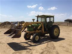 1970 John Deere 4020 2WD Tractor W/Loader 