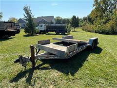 2015 Midsota 22' T/A Flatbed Tilt Trailer 