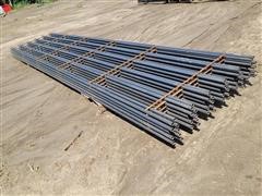 6 Rail Continuous Fence Panels 