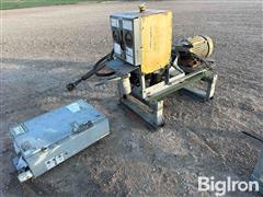 T-L Hydraulic Drive Pivot Pump w/ Motor & Panel Box 