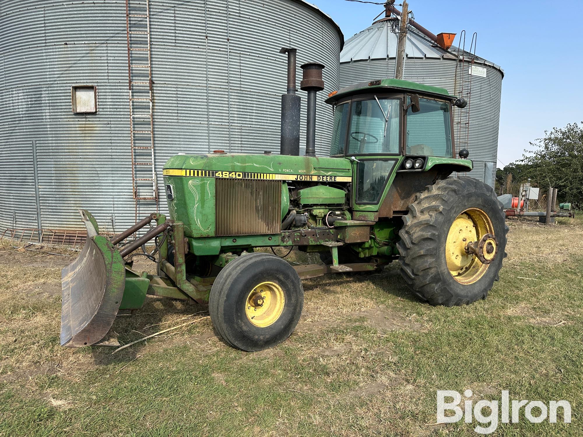 1979 John Deere 4840 2WD Tractor W/Dozer Blade 