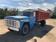 1973 Ford F600 S/A Grain Truck W/Seed Fill Auger 