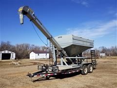 2012 Convey-All BTS 290 3 Seed Tender & T/A 2012 PJ Flatbed Trailer 