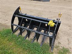 2024 Mid-State Brush Grapple Skid Steer Attachment 