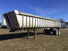 1986 Fruehauf Frameless T/A Dump Trailer 