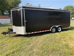 2017 H&H TC 202 T/A Enclosed Cargo Trailer 