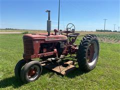 1951 Farmall H 2WD Tractor W/Finish Mower 