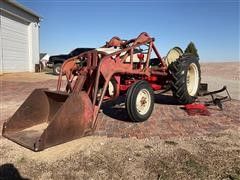 1953 Ford NAA Golden Jubilee 2WD Tractor W/Loader & Blade 