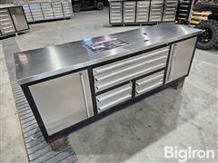 TMG Pro Series TMG-WB855 85" Stainless Steel Work Bench 