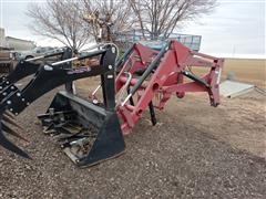 Great Bend 870 Loader W/Mounts, Cable Controls, Bucket & Grapple 