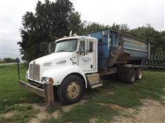 2007 Kenworth T300 T/A Feed Mixer Truck 