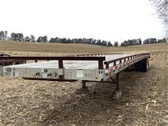 2003 Wilson CF-900 T/A Flatbed Trailer 
