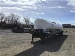 1985 Vulcan LB20 T/A Flatbed Trailer W/Mounted Water Tank 