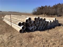 Plastic 10" & 12" Irrigation Pipe 