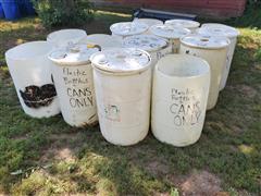 Recycling Barrel Containers 