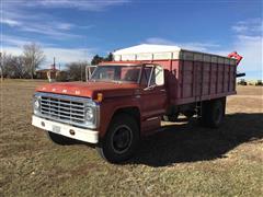 1975 Ford F600 Custom Cab S/A Grain Truck 