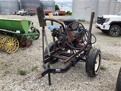 Oldsmobile 455 8-Cylinder Trailer Mounted Irrigation Engine 