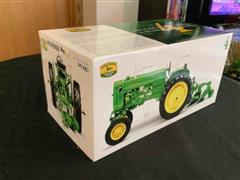 John Deere 40T Die Cast Tractor W/wide Front & Mounted 2 Bottom Plow 