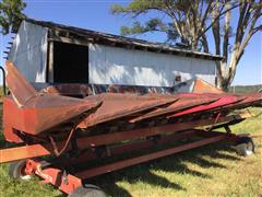 1996 Case IH 1063 6R30 Corn Head W/Trailer 