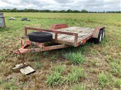 1991 Scott’s Trailers 16’ T/A Flatbed Trailer 