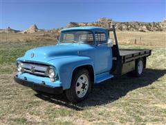 1956 Ford F600 Flatbed Dually Truck 