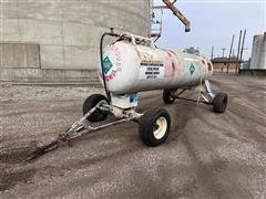 1000-Gallon Anhydrous Ammonia Tank 