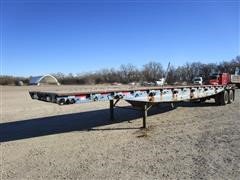 1995 Western 45' T/A Flatbed Trailer W/3 Hoppers 