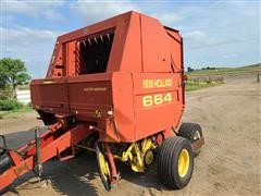 New Holland 664 Round Baler 
