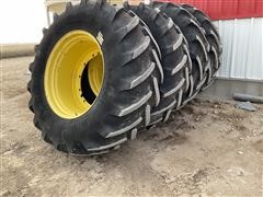 Michelin MachXBIB 710/70R42 Floater Tires/Rims 