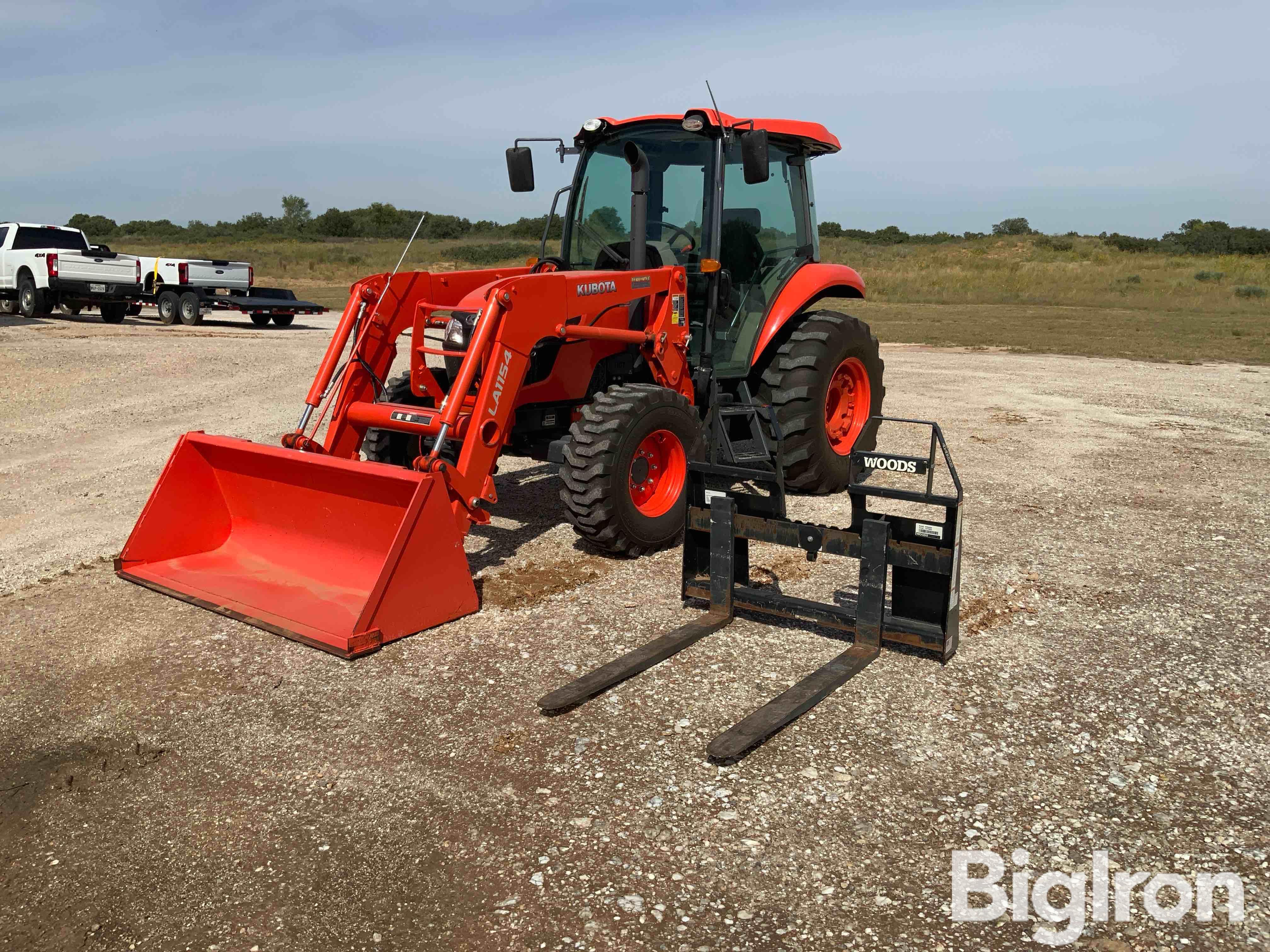 2020 Kubota M7060 4WD Tractor W/Bucket & Forks 