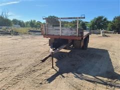 Shop Built Flatbed Trailer 