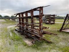 Plate Steel, Tubing, Pipe Clamps w/ Rack 