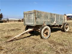 Antique Wooden Grain Wagon & Gear 