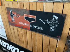 Welding Metal Sign 