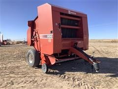 Hesston 956 Auto Cycle Round Baler 