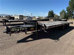 2019 Big Tex 22PH 25' T/A Dual Wheel Pintle Flatbed Trailer 