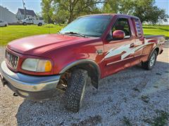 2002 Ford F150 XLT 4x4 Extended Cab Pickup 