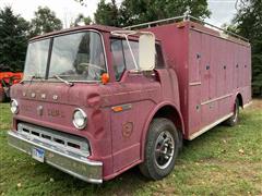 1971 Ford C600 S/A Fire Rescue Truck 