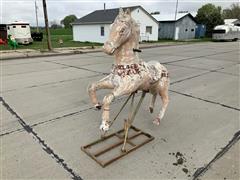 Plaster Decorative Horse 