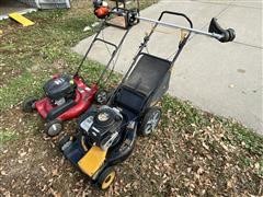 Poulan & Murray 22" Lawn Mowers & Echo String Trimmer 