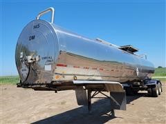1971 Heil T/A Stainless Steel Tanker Trailer 